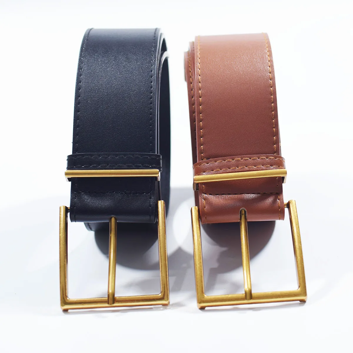 Винтажный широкий ремень из искусственной кожи для женщин модное пальто на талии