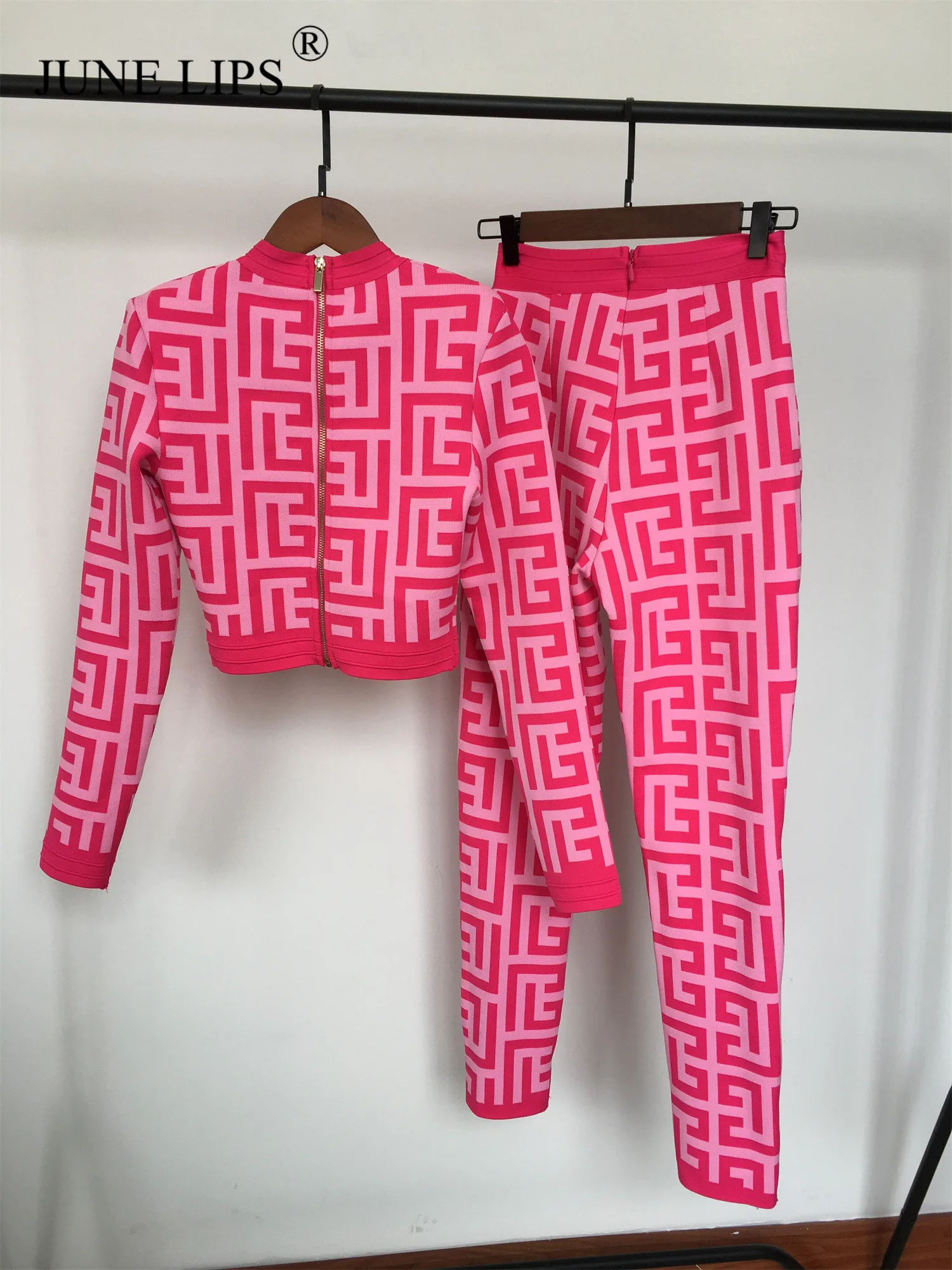 Брендовый высококачественный Женский жаккардовый бандажный Топ 2022