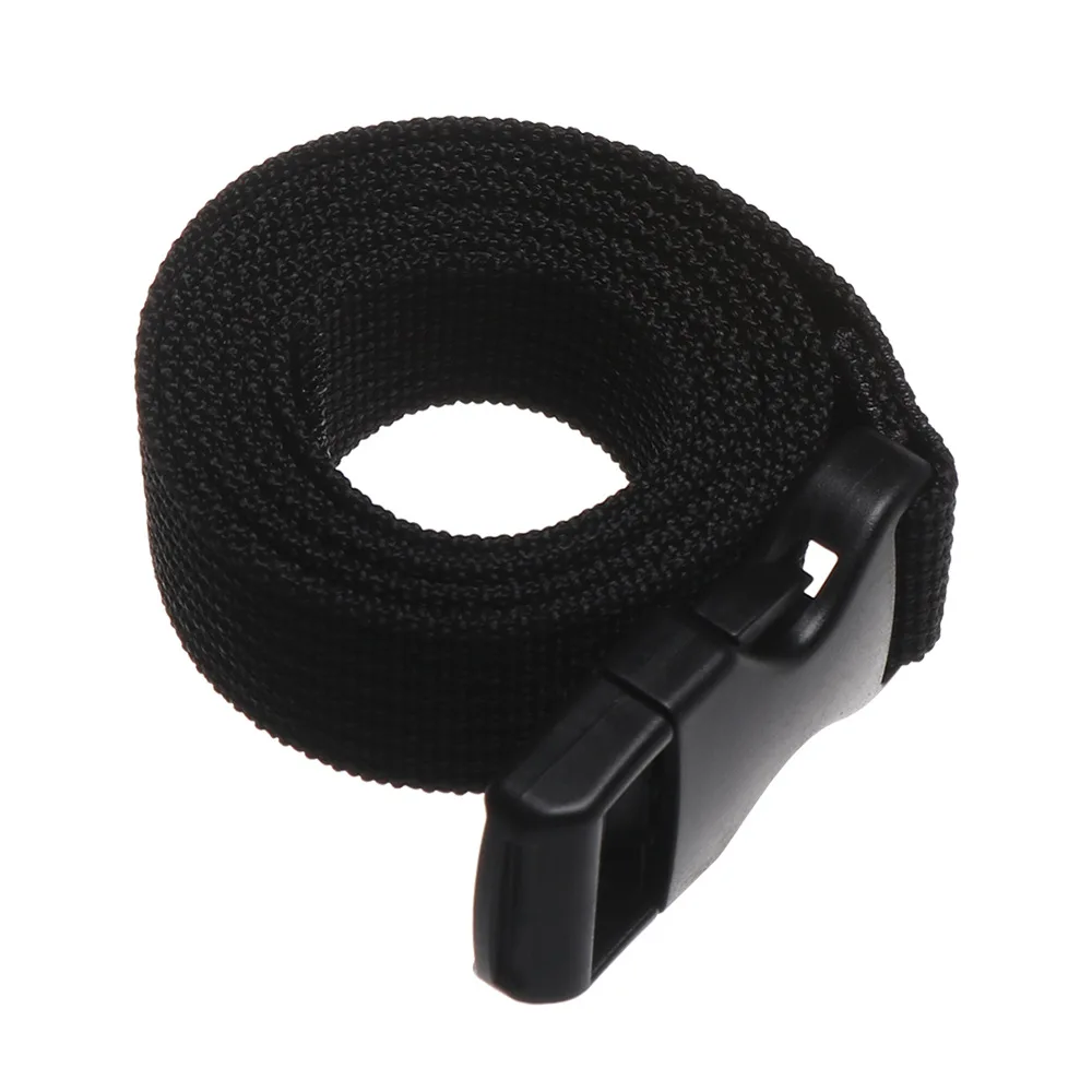0.5-3M Black Durable Nylon Travel Tied Cargo Tie Down Luggage Lash Belt Strap With Cam Buckle Travel Kits Outdoor Camping Tool