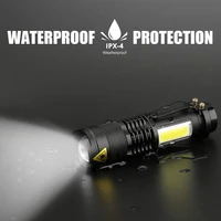 usb led flashlight 18650 battery rechargeable mini lanterna outdoor powerfull lighting used for adventure outdoor hunting