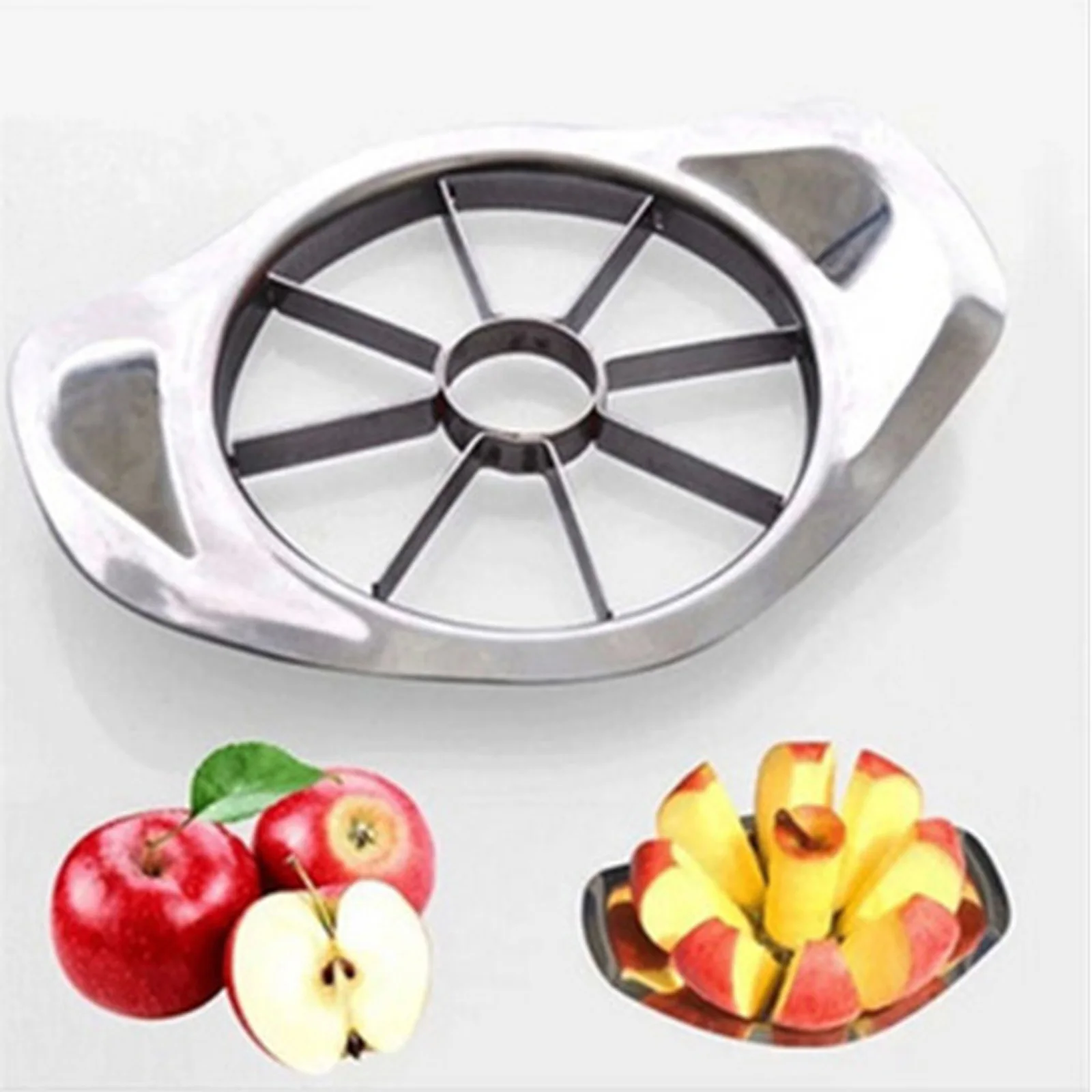 

Stainless Steel Fruit Vegetable Cutter Apple Slicer Fruit Slicer Kitchen Tool Household Pear Potato Onion Rust Proof Sharp