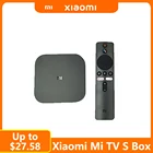 ТВ-приставка Xiaomi Mi TV Box S с поддержкой Netflix, 4K, HDR, Google Cast, IPTV, 4 медиаплеера, Android TV 8,1, Ultra HD, 2 ГБ, 8 ГБ, Wi-Fi
