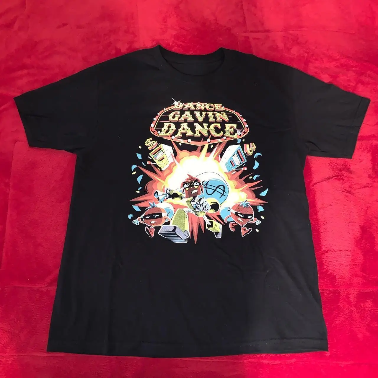 Винтажная футболка Dance Gavin черного цвета размер S-4XL PP267