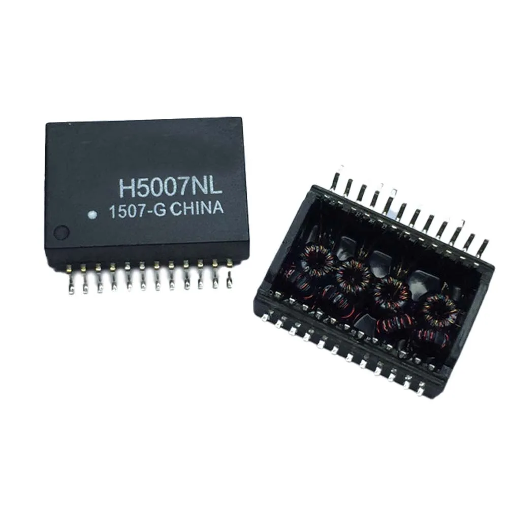 

10 шт., интегральные схемы H5007NL SOP-24 H5007 SMD 1000BASE-T Magnetic S
