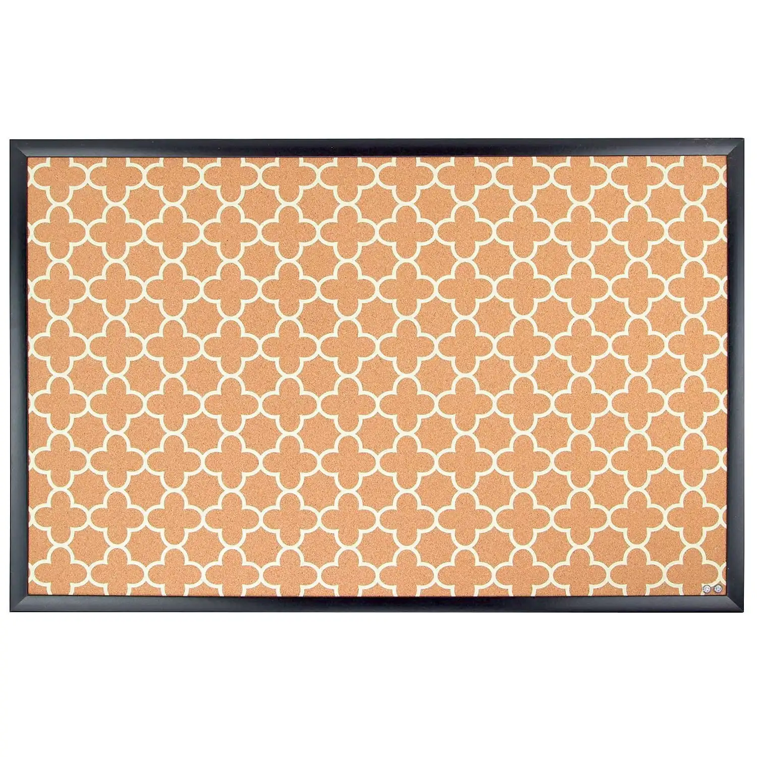 

Cork Black Wood Fashioned Bulletin Board