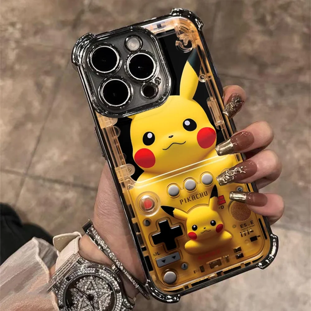 Чехол для телефона с покрытием Pokémon Pikachus Building Blocks Infinix Hot 40i 30i 10s Play Smart 9 8 7 Note 40 Spark