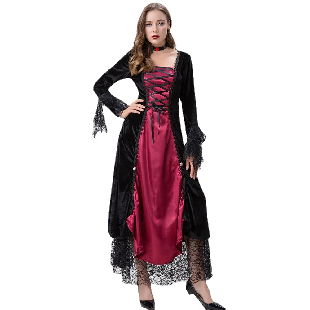 

Halloween Cosplay Vampire Dress Fancy Masquerade Costume