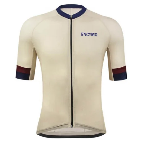 

【NEW】ENCYMO Pro Team Top Quality Men's Cycling Jersey Short Sleeve Tight Fit Bicycle Road Bike Clothing