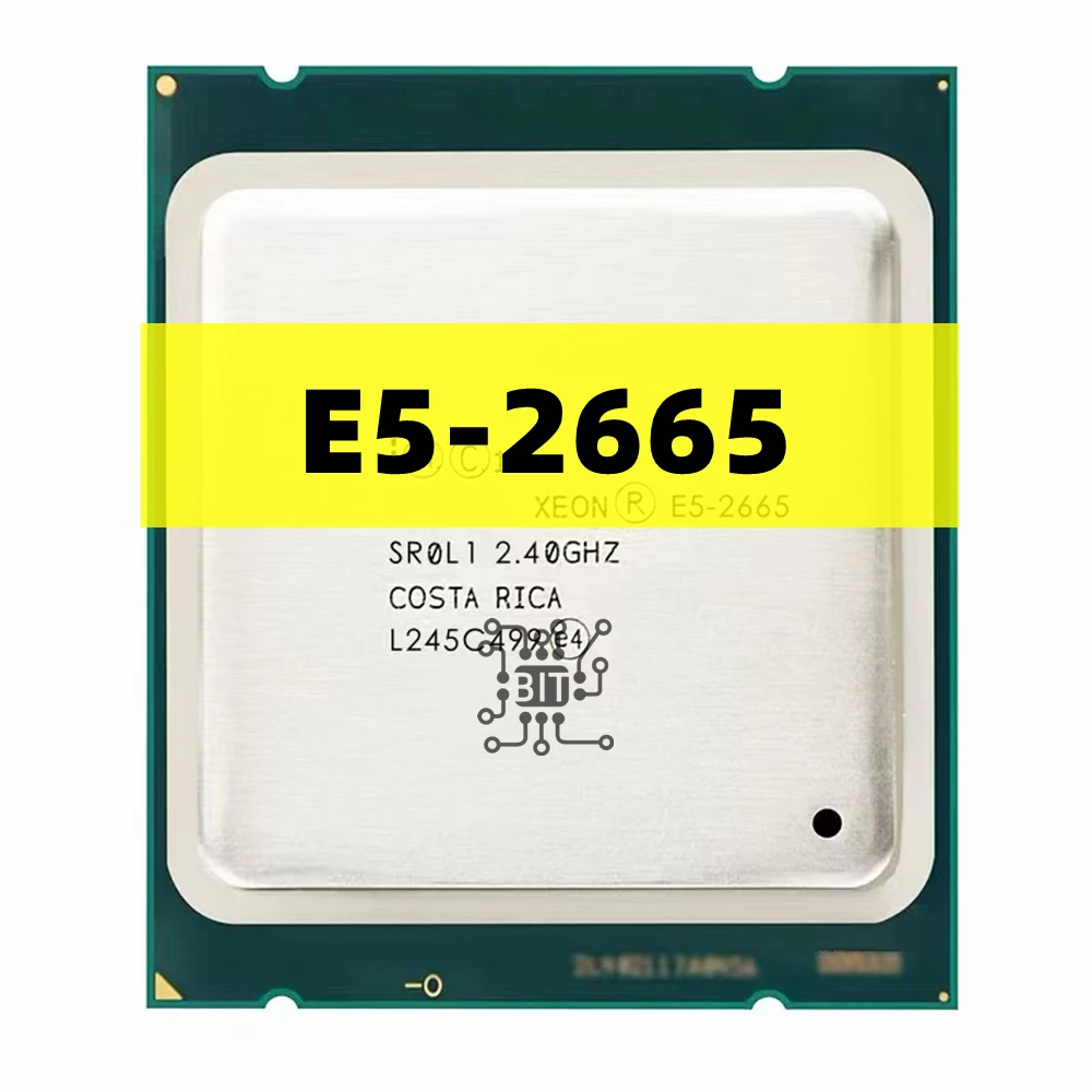 Used Xeon Processor E5-2665 115W SR0L1 20M Cache/2.4/GHz/8.00 GT/s E5 2665 CPU LGA 2011 Free Shipping