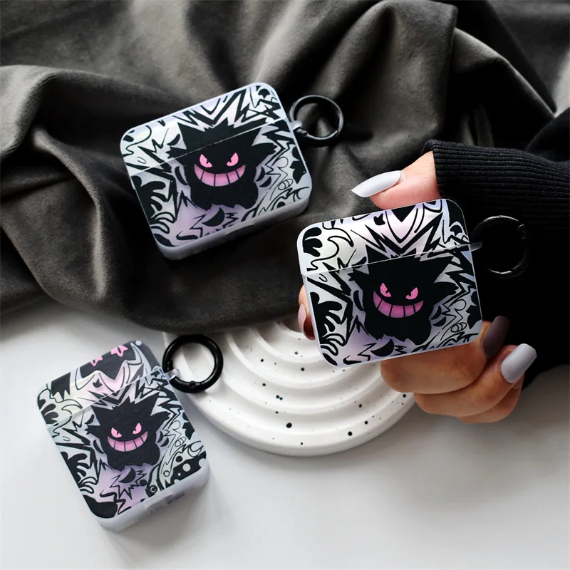 

Miniso Gengar Airpods Pro 2 Anime Case,Soft TPU Protective Earphone Cover Case For Airpods 3 Case 2021/Airpods 1/2 Case