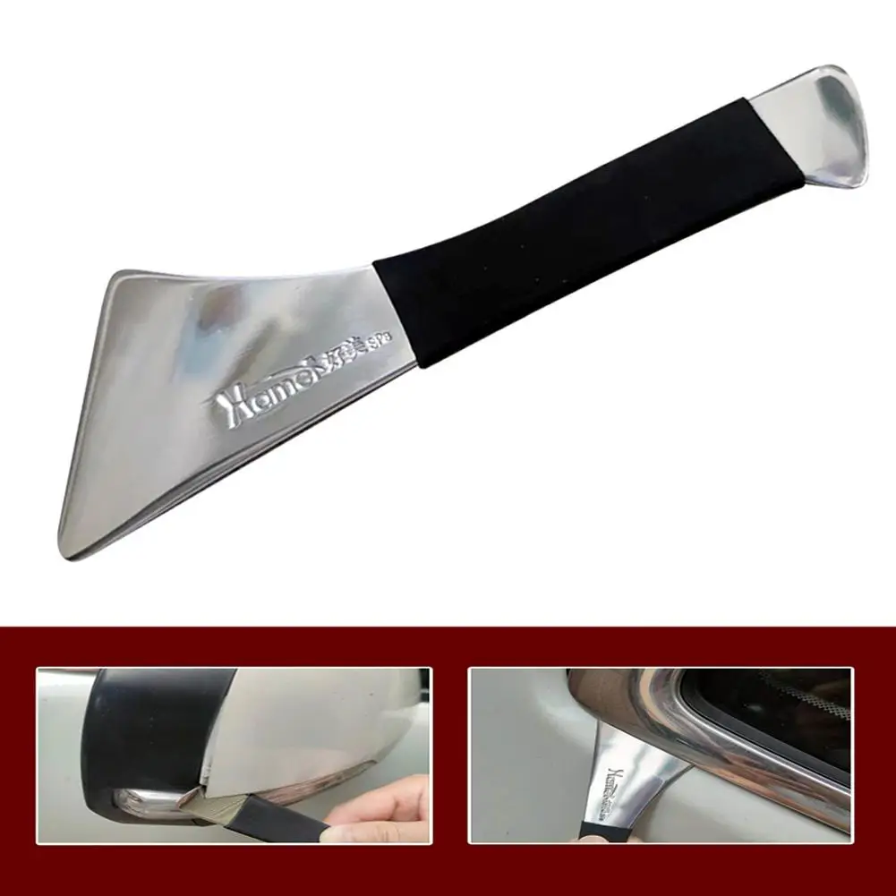 

Stainless Steel Skid Plate Car Audio Modification Door Center Console Rearview Mirror Removal Skid Plate Metal Crowbar