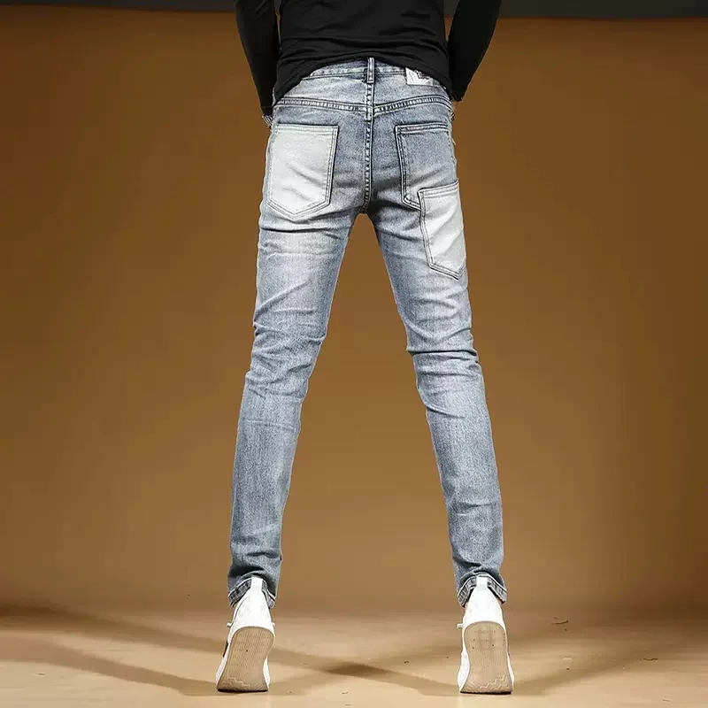 Рисунок 5 - Джинсы мужские в стиле пэчворк