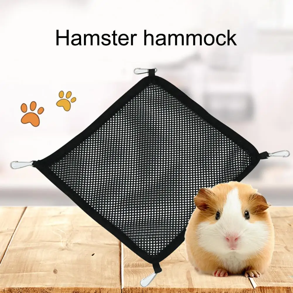 Hanging Bed  Durable Pet Hammock Chipmunk Ferret Rat Sleeping Nest 1/2/3 Layer Small Animal Bed Swing Toy   Cage Accessories images - 6