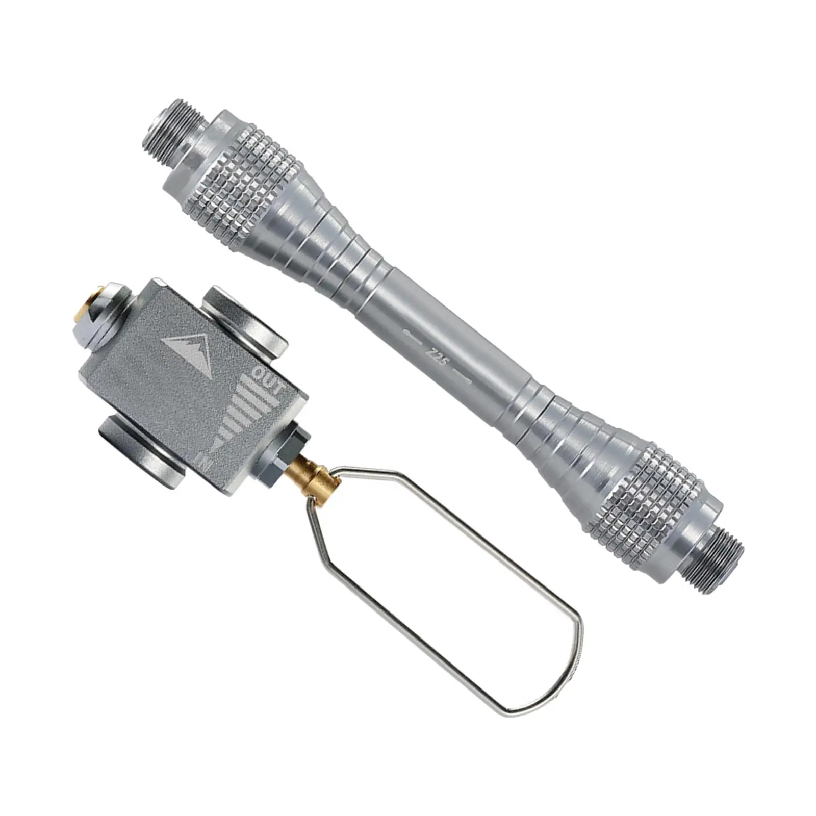

Gas Refill Adapter Gas Lantern Extender Holder Pole Gas Tank Valve Gas Converter Gas Adaptor Valve for Backpacking Fishing