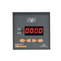 single phase panel digital recording voltmeter voltage meter input dc48v output 4 20ma with over current alert function