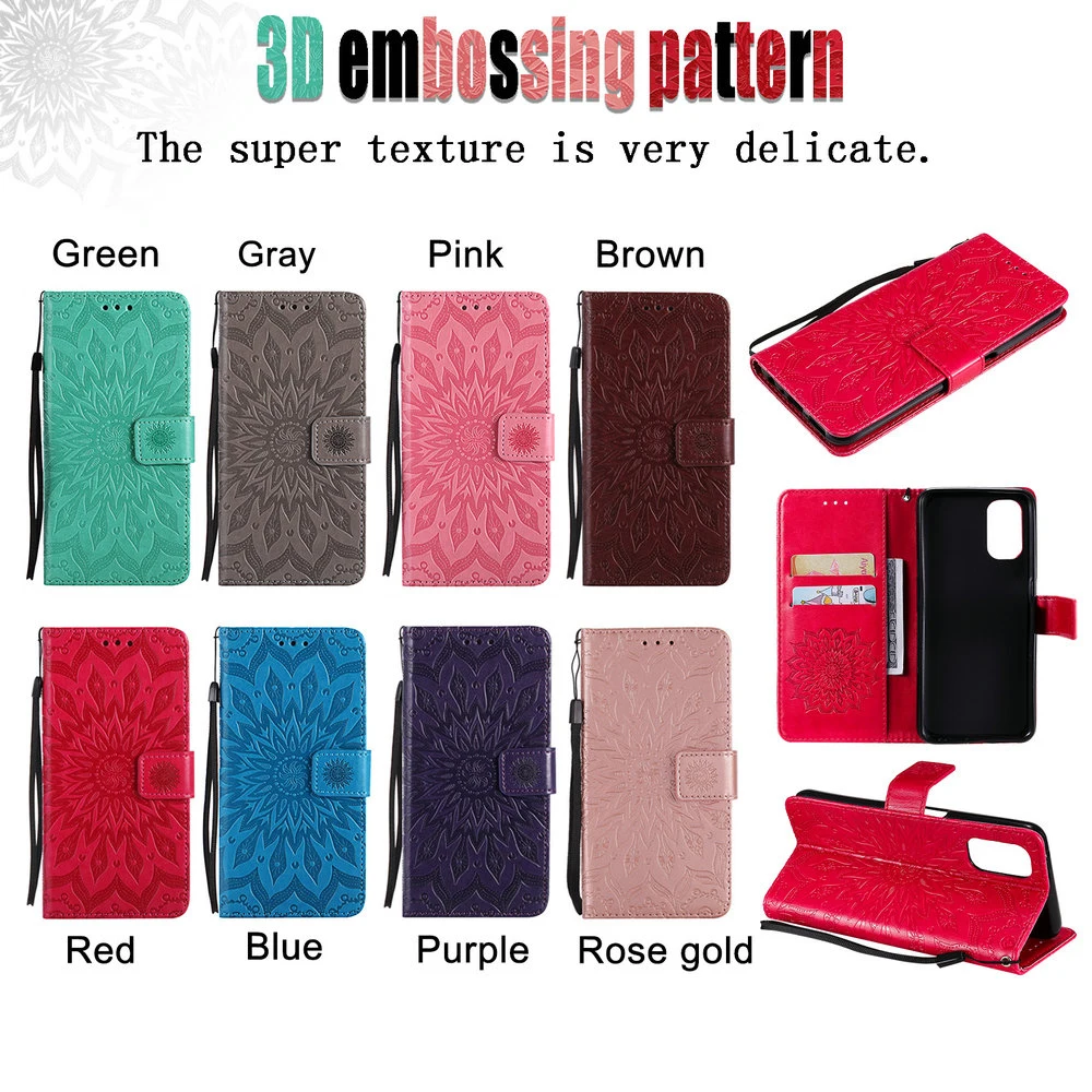 For Xiaomi Poco X3 NFC M5s M4 Pro 5G Case Embossed Leather Wallet Card Slot Funda Mi Poco X4 Pro M3 X 3 GT M 4 X 4G Flip Cover