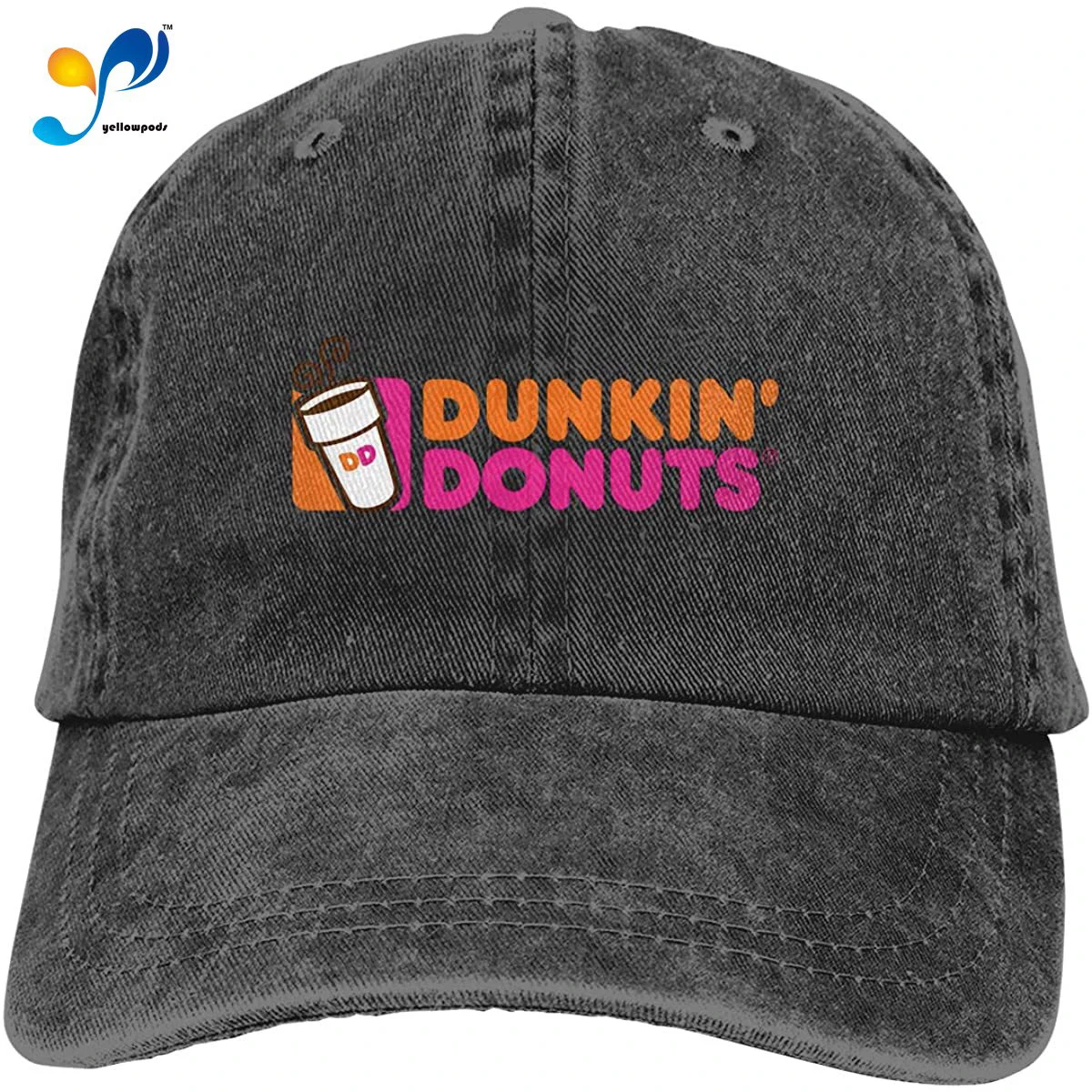 

Hats For Women Dunkin Donuts Baseball Caps Mens Womens Camping Adult Adjustable Trucker Dad Hats Cowboy Hat Casquette Black