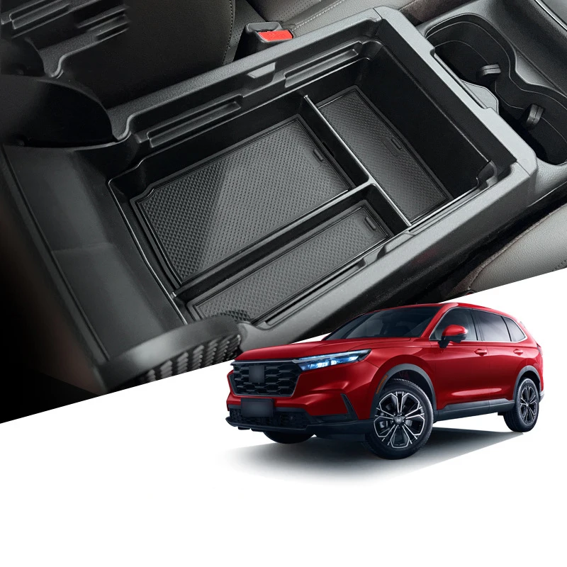 

Контейнер для хранения с центральным подлокотником для Honda CRV CR-V 2023, органайзер для хранения центральной консоли, контейнер, лоток, аксессуары для салона автомобиля