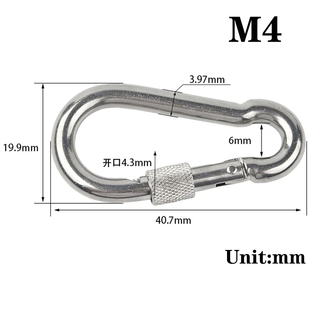 

Карабины из нержавеющей стали M4 M5 M6 M8 M10