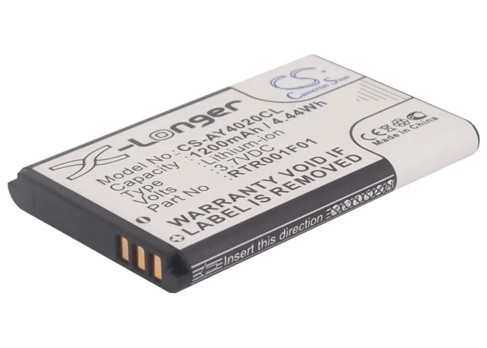 

CS 1200 мАч/4.44Wh батарея для Avaya 4027, 4070, NTTQ81EAE6, NTTQ82EAE6