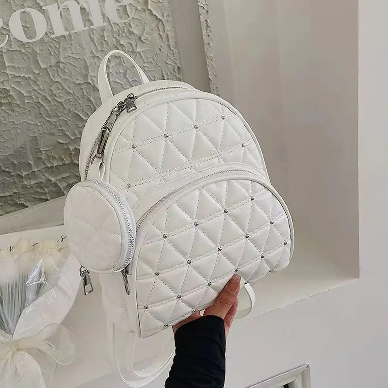 

Модные женские рюкзаки из искусственной кожи, повседневные школьные ранцы для девочек-подростков, высококачественные женские маленькие до...