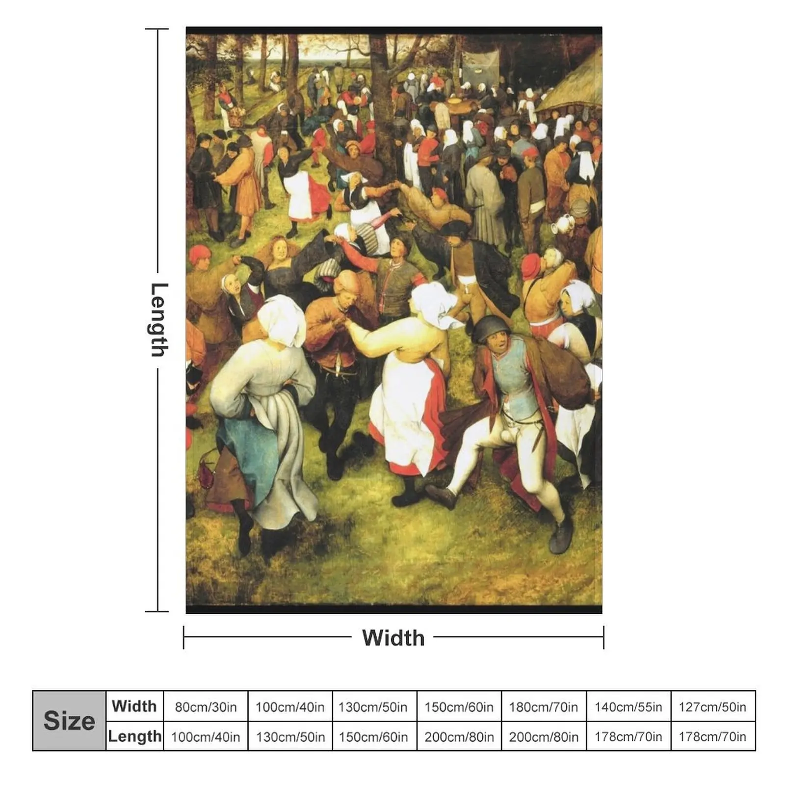 HD. Одеяло для свадебных танцев от пьестера бругеля одеяло высокой четкости