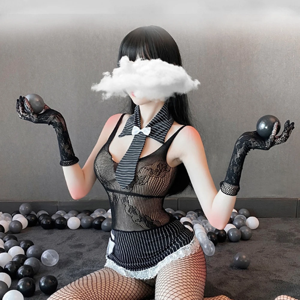 

Новое привлекательное облегающее и забавное нижнее белье на бретельках, сетчатая одежда, униформа, соблазнительный холодный и яркий набор секретаря