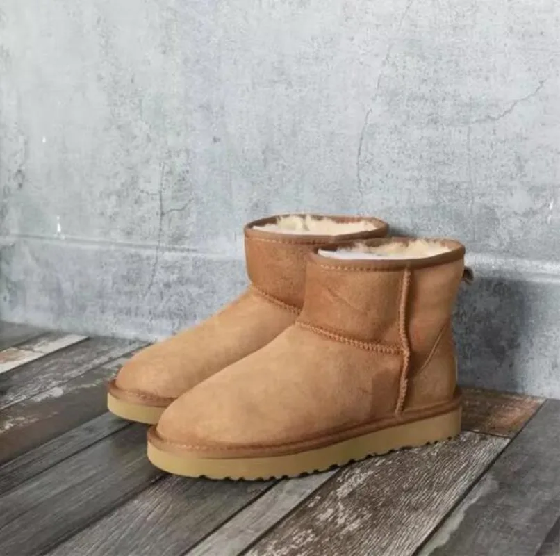 Классические дизайнерские ультра мини-сапоги Снежные ботинки на платформе