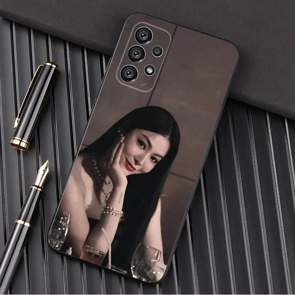 Peraya Malisorn Faye Phone Case For Samsung Galaxy A13 A21s A22 A31 A32 A52 A53 A71 A80 A91 Soft Black Shell