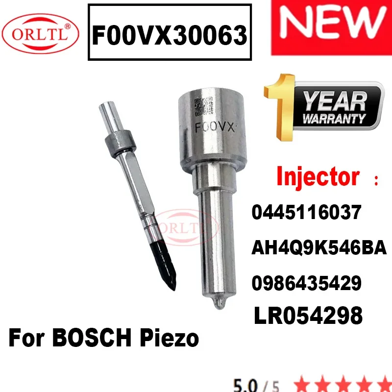ORLTL F00VX30063 Сопло Common Rail FOOVX30063 для пьезоинжектора 0445116037 0986435429 0 445 116 037 AH4Q9K546BA LR 054298