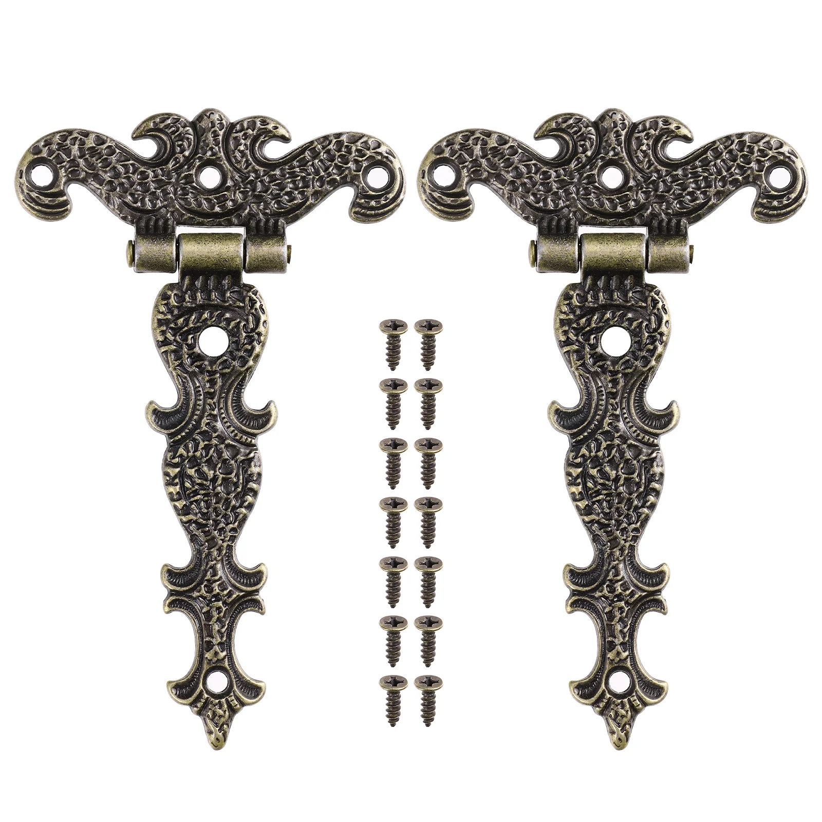 

2pcs Hinges for Window Gift Box Hinges T- Shaped Hinges Hinges for Doors Interior Hinges for Cupboard