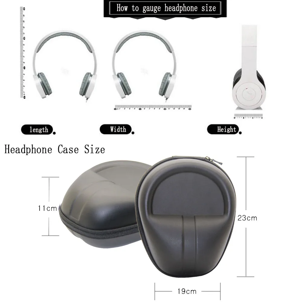 Чехол для наушников Bluedio H2 BT5 TM TMS T2 T3 T4 T4S T5 T5S T6 T6S T7 HT Vinyl F2 UFO A2 Portable Storage Box Bag.