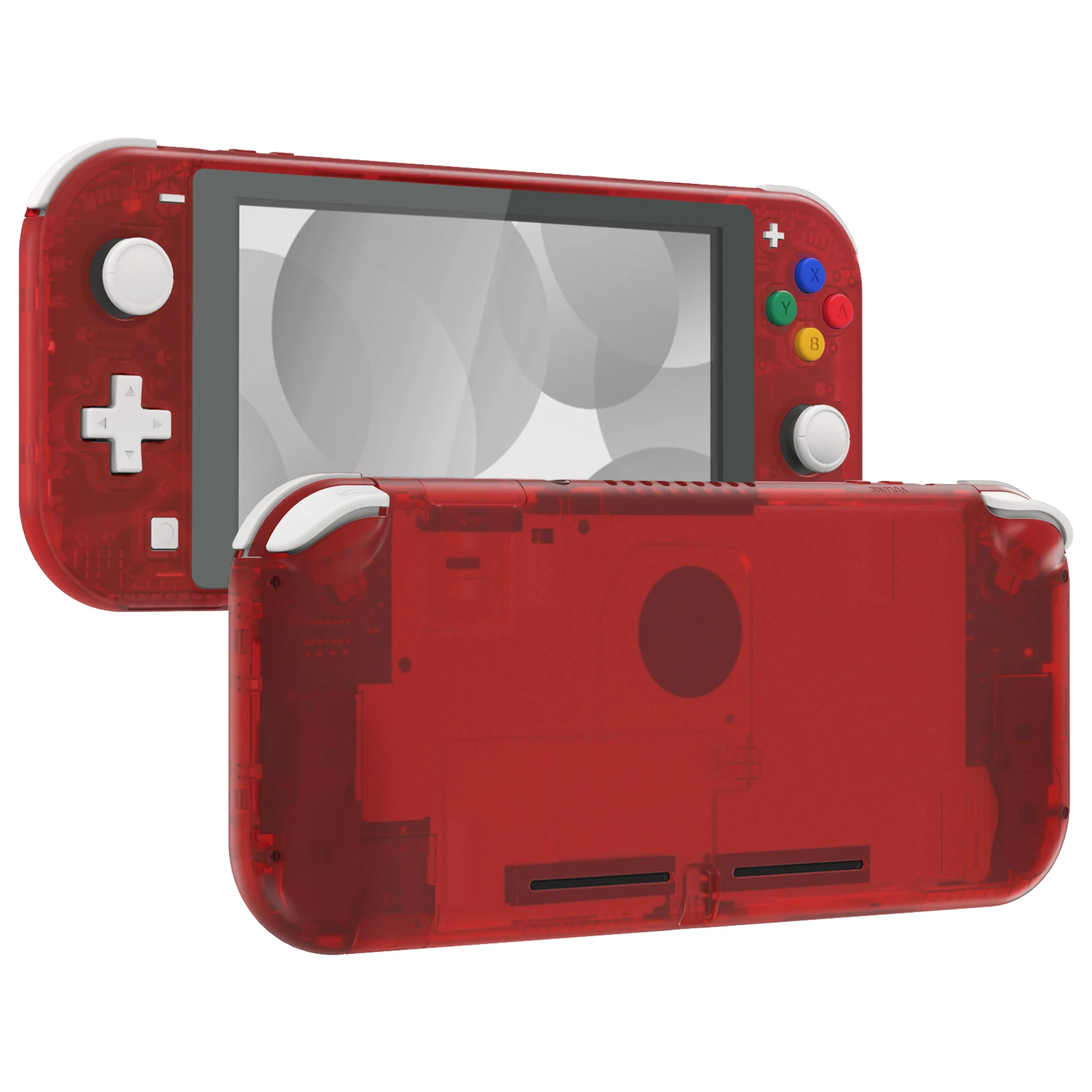 Сменный корпус для Nintendo Switch Lite-прозрачный красный