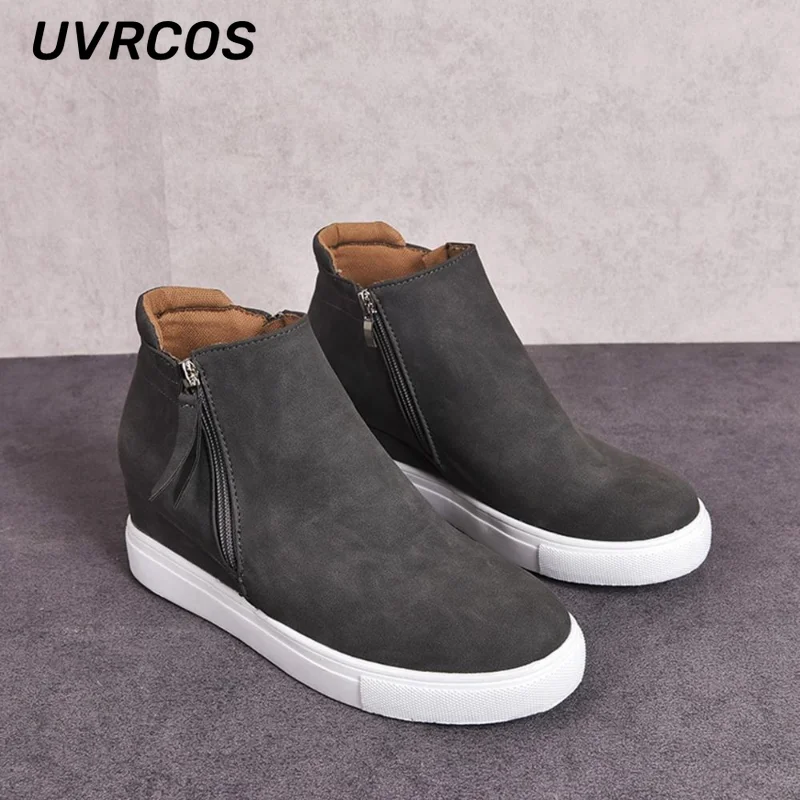 

Women Flat Leather Loafers Single Breathable Cover Foot Slip-on Low Top Heel Dress Sneakers