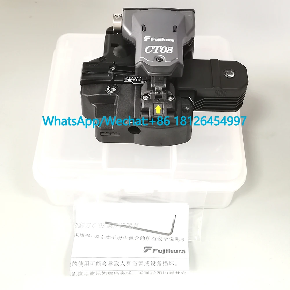 Original Newest CT08 CT-08 High Precision Optical Fiber Cleaver CT-08 Fiber Cutter Fiber Knife with fiber scrap collector