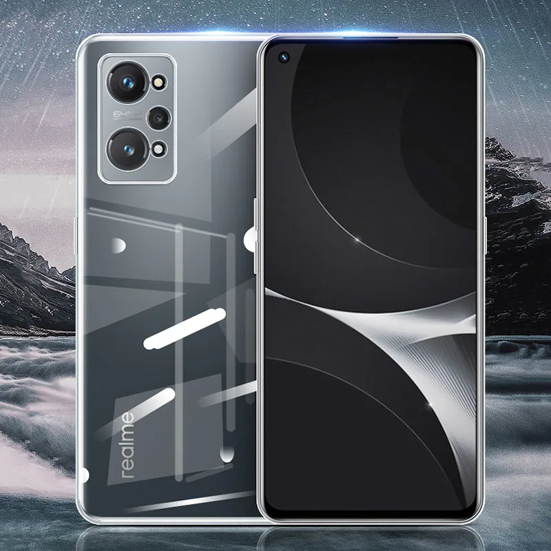 for realme gt neo 2 case simple slim soft tpu transaprent clear phone case on for realme gt2 pro neo2 cover free global shipping