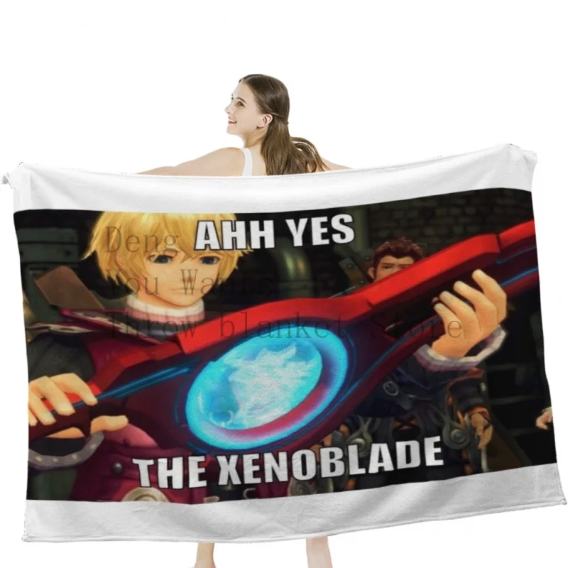 

Ahh yes The Xenoblade Throw Blankets Airplane Travel Decoration Soft Warm Bedspread