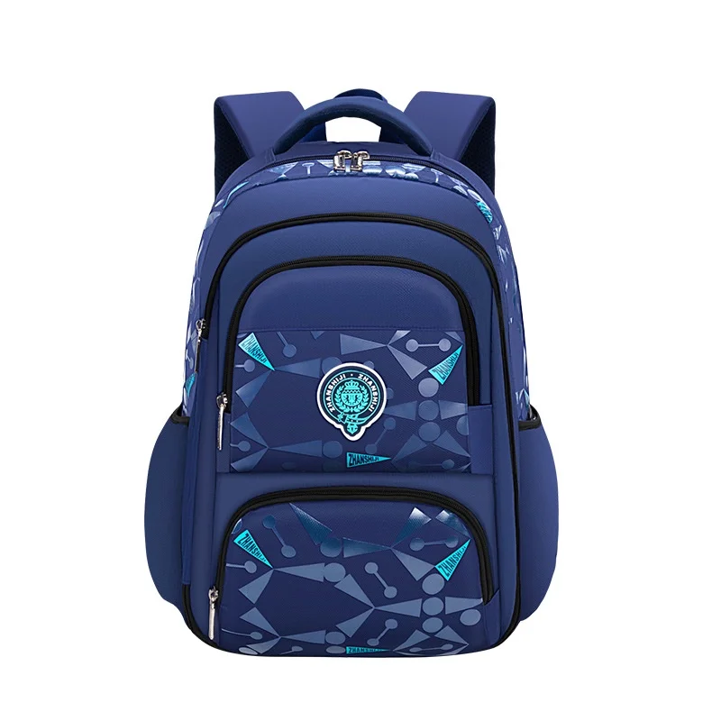 Children Simple Large Capacity Backpacks New Girls Boys Primary School Students Pen Bags Refrigerator Side Open Leisure Backpack