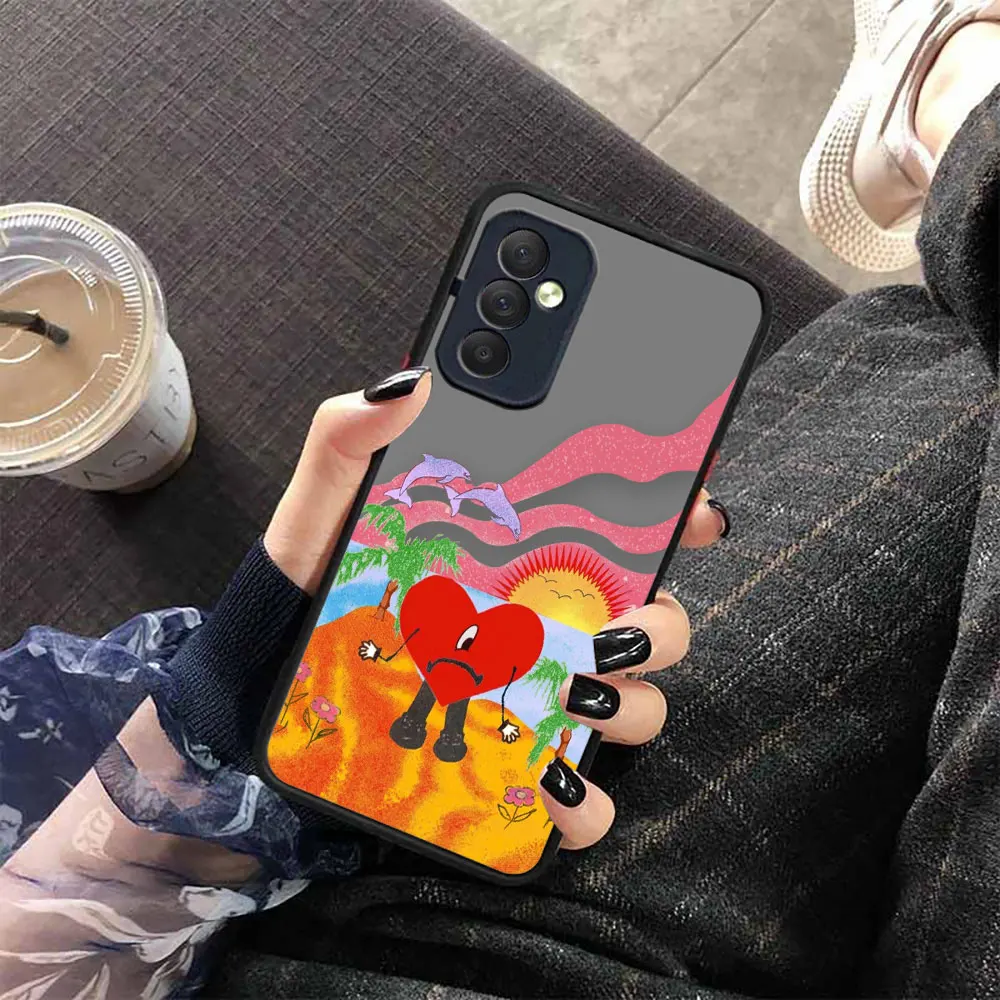 Yo Perreo Sola Bad Bunny Maluma Matte Case for Samsung Galaxy M62 M53 M52 M51 M33 M32 M31 M30S M23 M20 M10 J8 J7 J6 J5 J4 Case