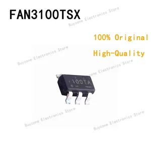10PCS/LOT 100% original quality FAN3100TSX 100TA 100TK Driver 3A 1-OUT Low Side Inv/Non-Inv 5-Pin SOT-23 T/R