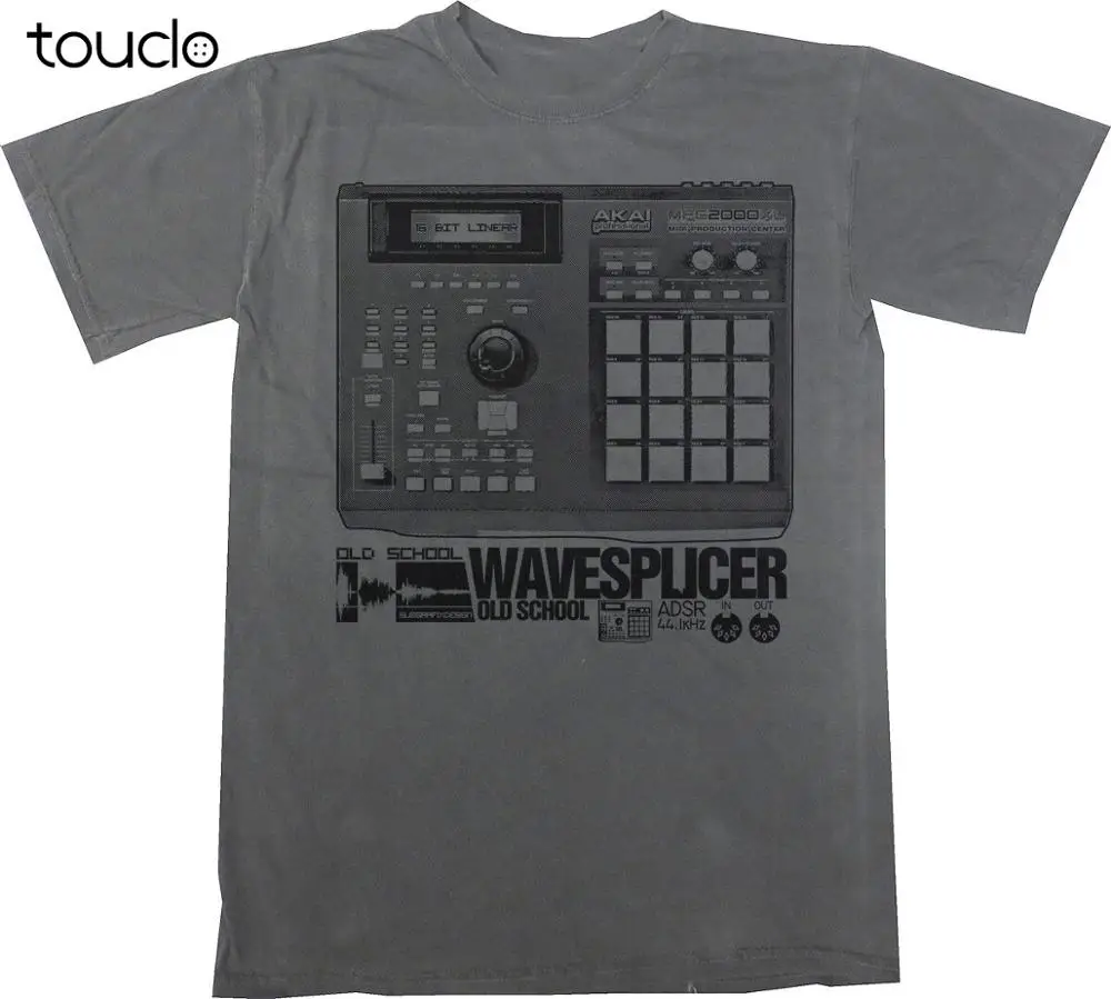 

Akai Mpc 2000Xl T-Shirt Beat Maker Drum Machine Sampler Sequencer Dj Grey Ladies Shirts Fashion Tshirt Summer New Popular Retro