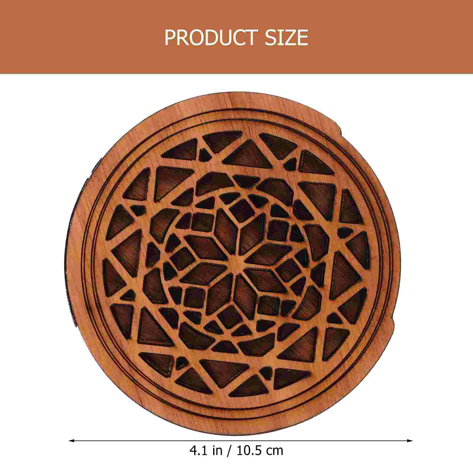 

Ballad Guitar Sound Hole Cover Electric Accessories Feedback Eliminator Wood Resonator Parts