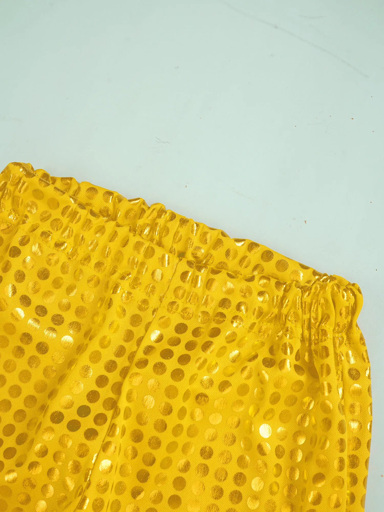 Брюки-клеш с блестками для девочек и мальчиков