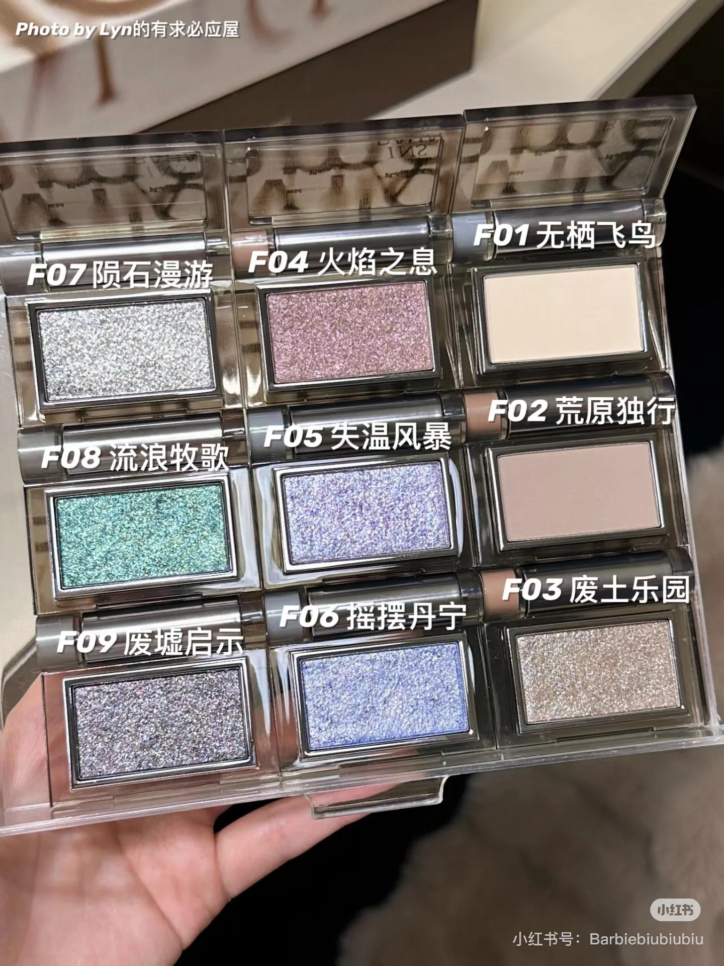 INSBAHA Wild Flame Монохромные тени для век Pearl Fine Shimmer Матовые