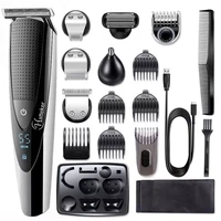 multi all in one kits professional hair clipper for men waterproof hair trimmer beard shaver electric hair cutter machine kits