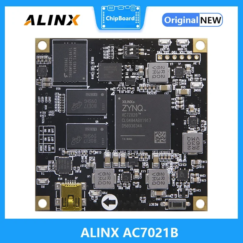ALINX SoMs AC7021B: XILINX Zynq-7000 SoC XC7Z020 ZYNQ ARM 7020 FPGA макетная плата 8G eMMC система на модуле