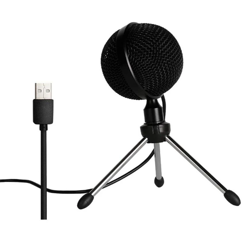 

Конденсаторный USB-микрофон для компьютера, микрофоны для ПК и ноутбука с подставкой для студии караоке, подкастов, игр на Youtube и т. д.