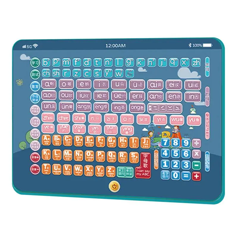 

Alphabet Pronunciation Machine Toddler Learning Tablet Reading Machine For Kids Point Reading Machine For Chinese And English