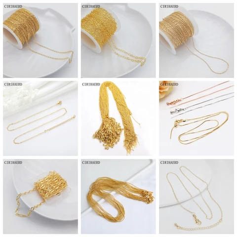 Цепочка CIRIHAERD 14K/серебристого золота