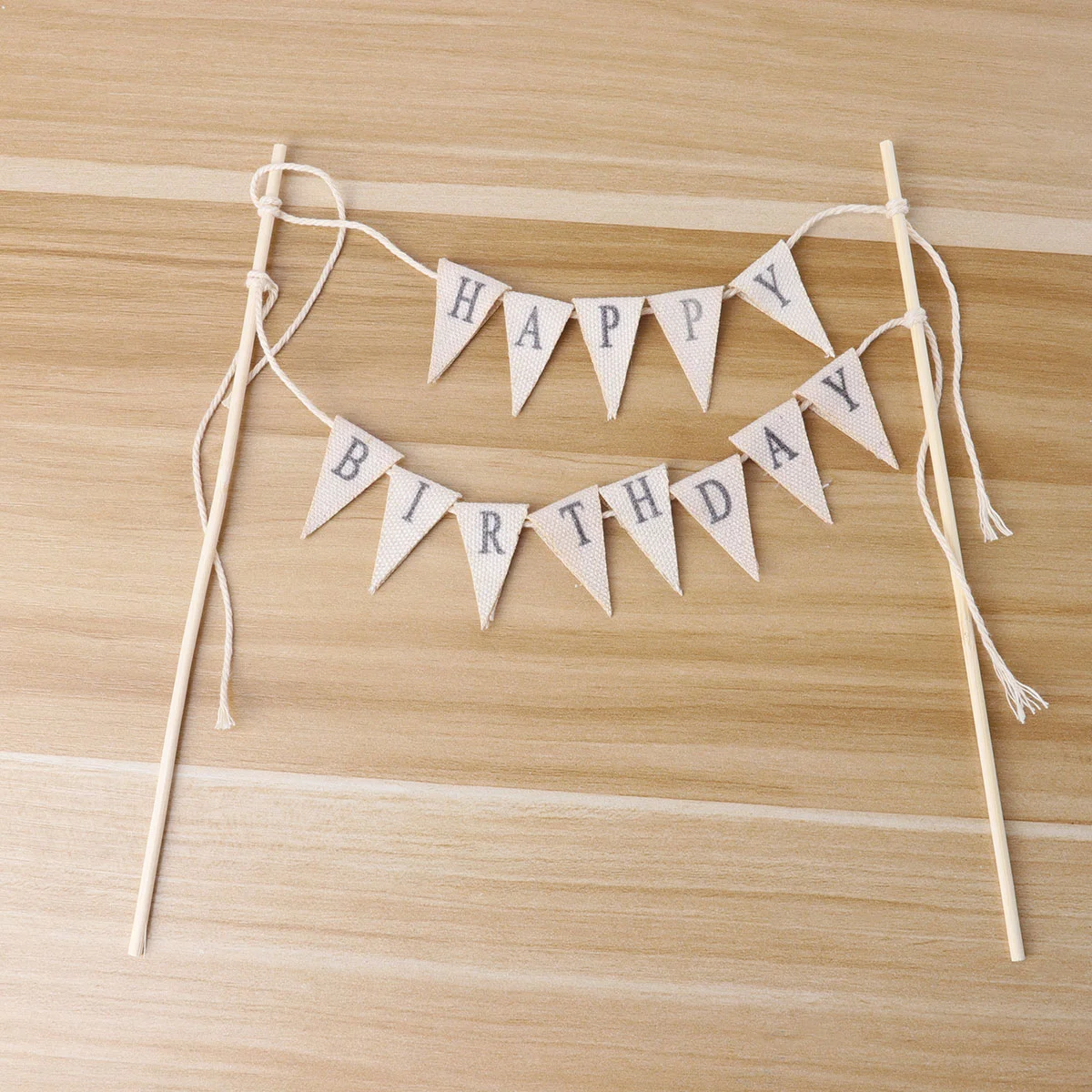 

Cake Topper Decoration Cupcake Birthday Party Bunting Vitnage Pennant Flag Banner Garland Happy Banners Wreath